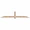 Ekena Millwork Eugene Smooth Timber Gable Bracket, Douglas Fir, 96"W x 20"H x 5 1/2"D x 5 1/2"F, 5/12 Pitch GBW096X20X0606EUG00SDF - alternate 1